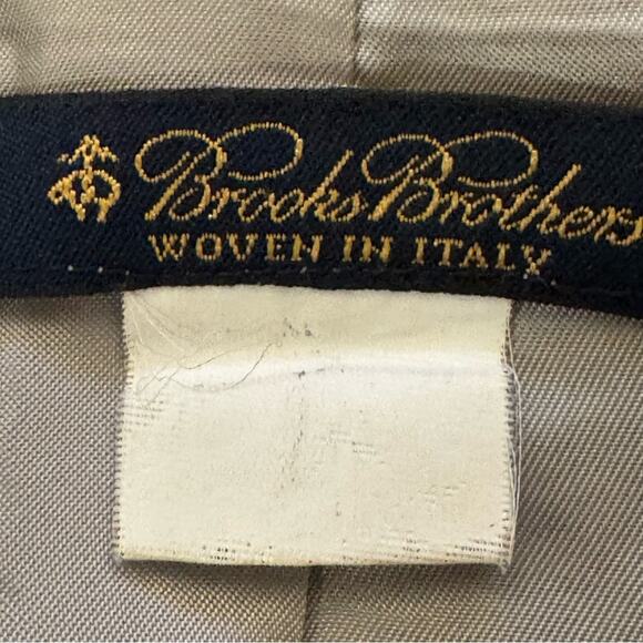 Brooks Brothers black tan sparkle open front blazer jacket size 4P
 b18 - Picture 2 of 3